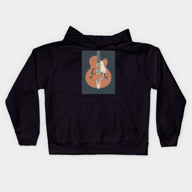 The Falkon Guitar Kids Hoodie by milhad